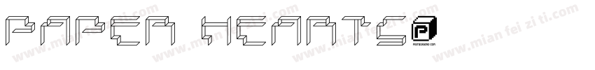 Paper Hearts字体转换